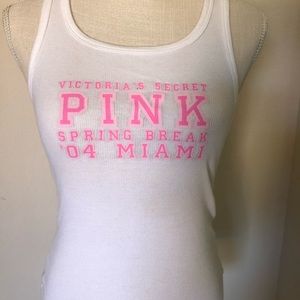Y2K Victoria secret 2004 tank top Miami Beach